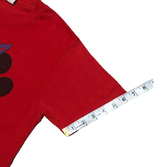 Minnie Mouse Short Sleeve T Shirt Red Size Large Vintage CHED - Picture 7 of 13